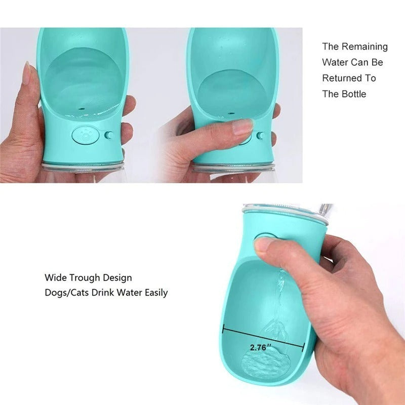 Portable Pet Dog Water Bottle - 350ml (11.8oz), 550ml (18.6oz) - Essential Grove