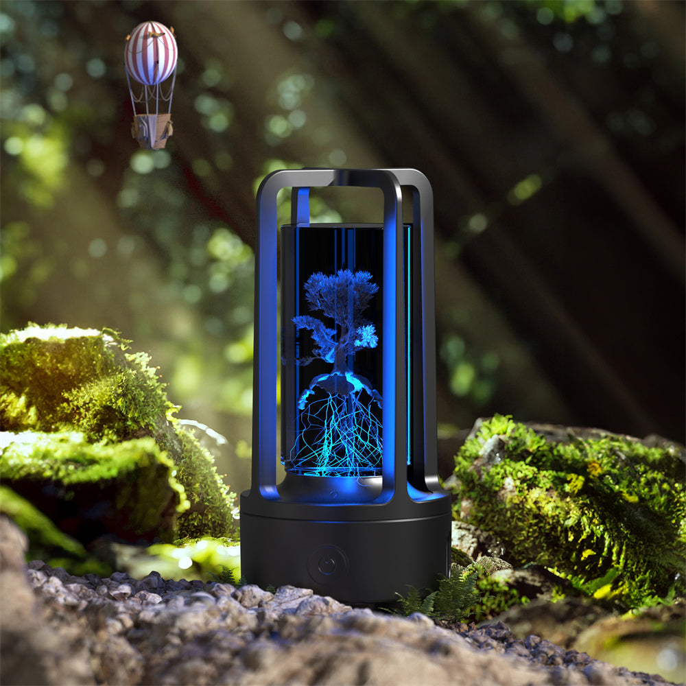 Creative 2-in-1 Audio Acrylic Crystal Lamp And Bluetooth Speaker Valentine's Day Gift Touch Night Lamp - Essential Grove