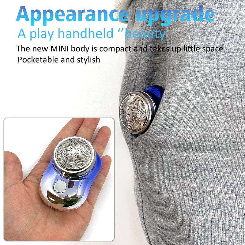 Mini Portable USB Rechargeable Shaver For Men - Essential Grove