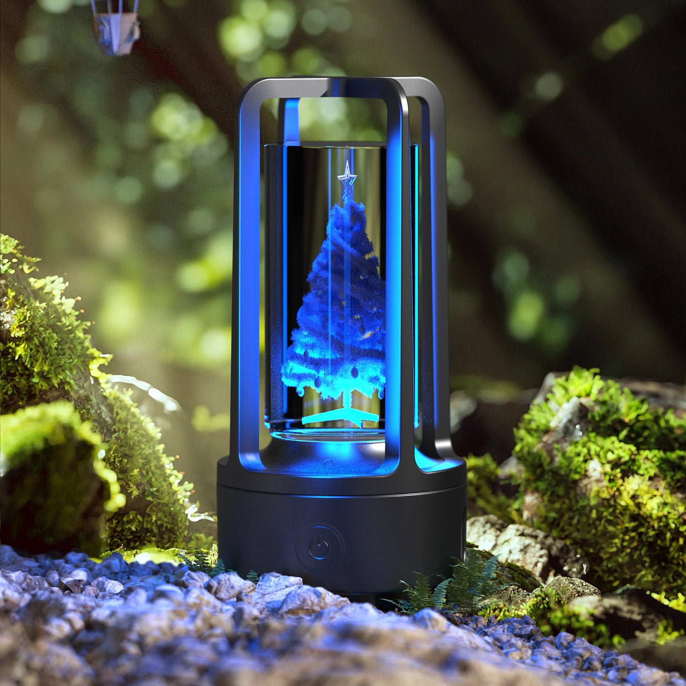 Creative 2-in-1 Audio Acrylic Crystal Lamp And Bluetooth Speaker Valentine's Day Gift Touch Night Lamp - Essential Grove
