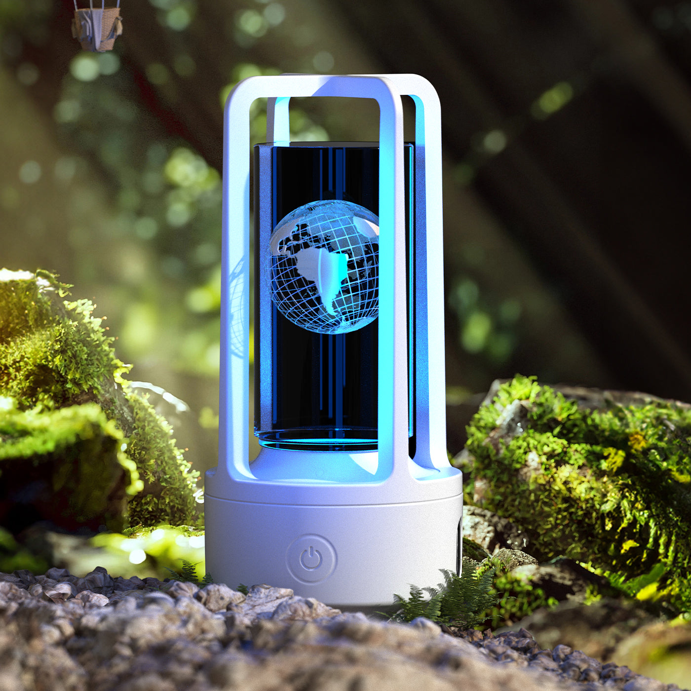 Creative 2-in-1 Audio Acrylic Crystal Lamp And Bluetooth Speaker Valentine's Day Gift Touch Night Lamp - Essential Grove