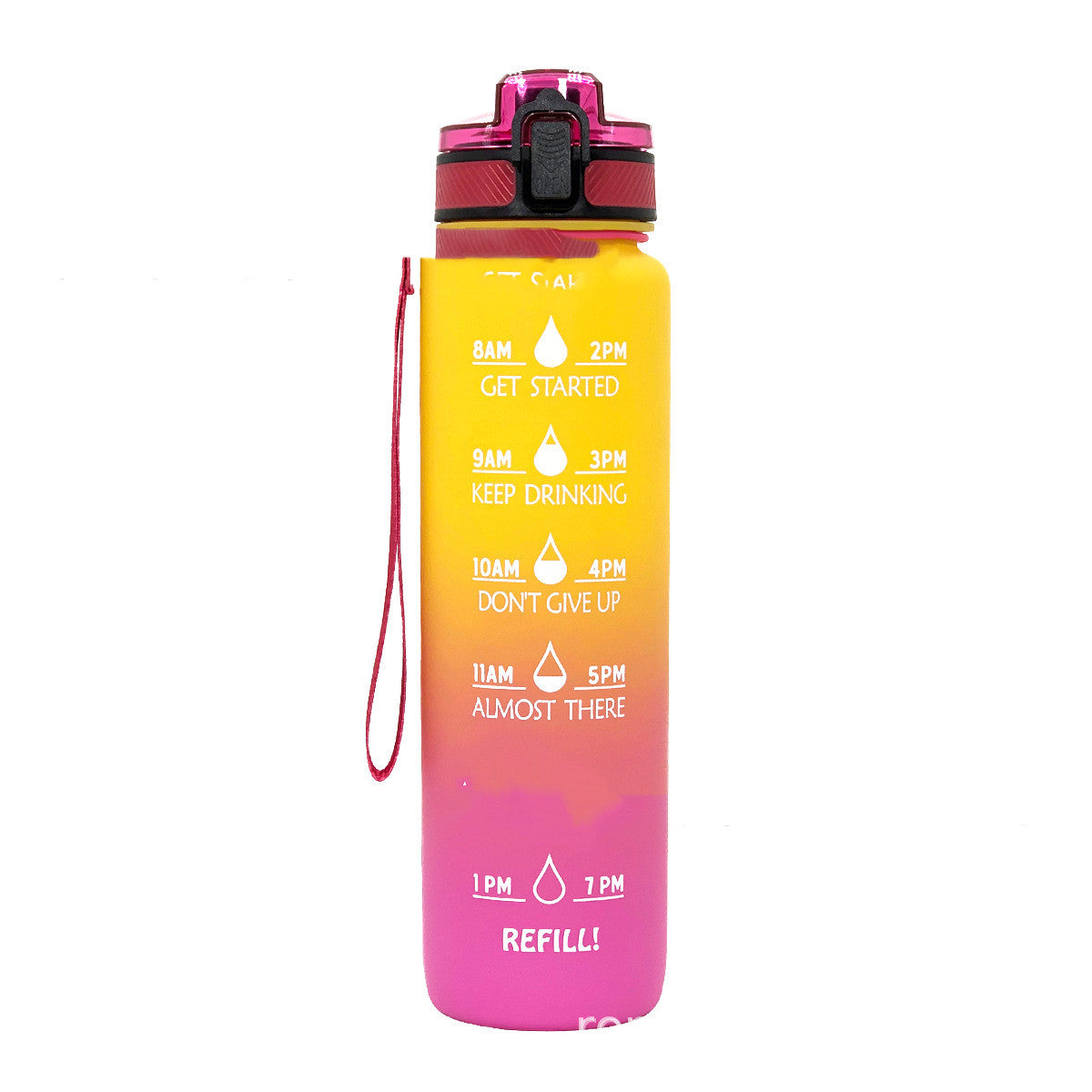 Sports Frosted Gradient Water Bottle - Essential Grove