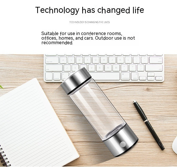 Portable Hydrogen Water Generator Bottle (500ml/17oz)