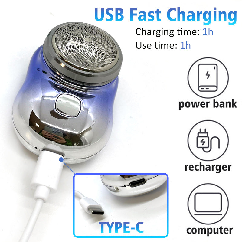 Mini Portable USB Rechargeable Shaver For Men - Essential Grove