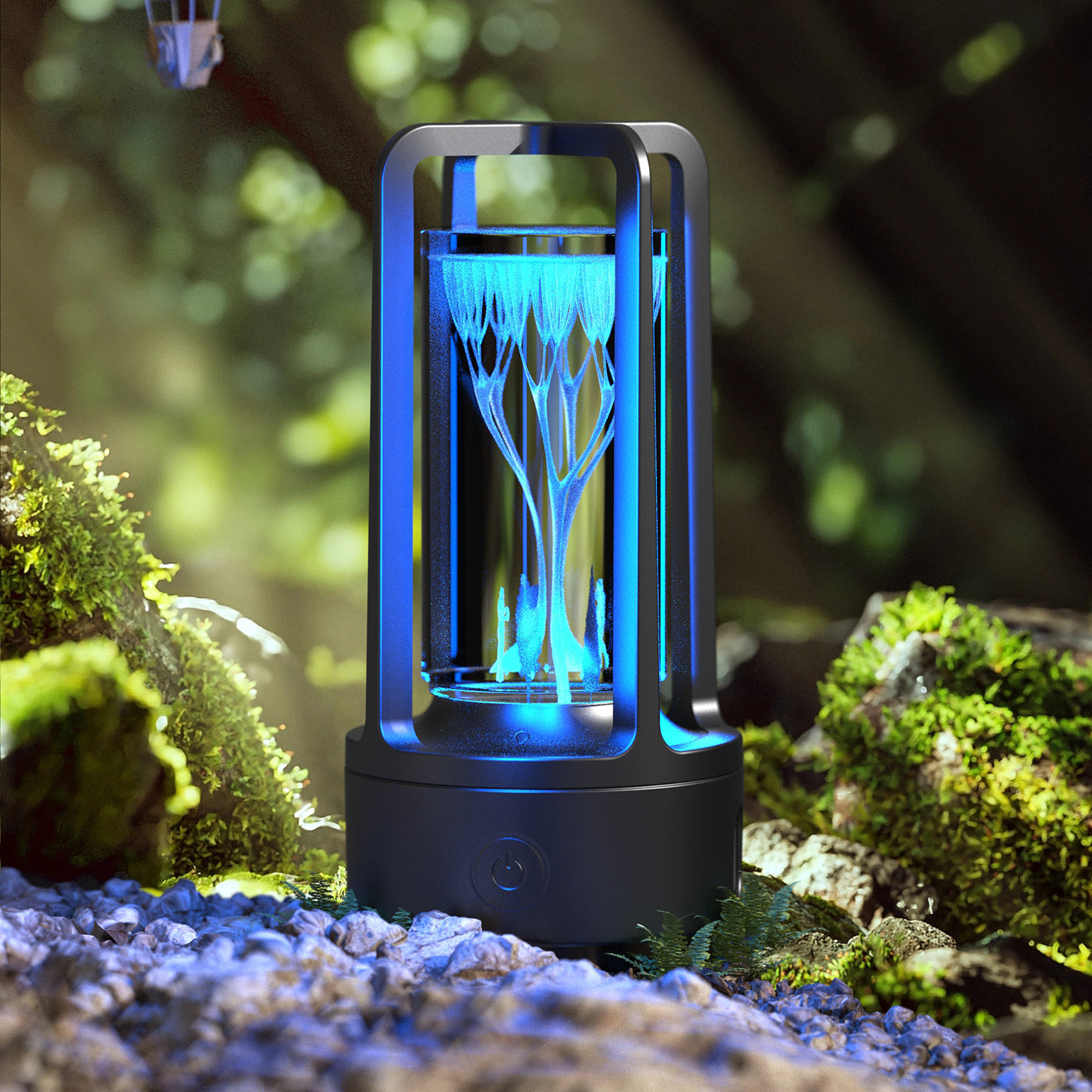 Creative 2-in-1 Audio Acrylic Crystal Lamp And Bluetooth Speaker Valentine's Day Gift Touch Night Lamp - Essential Grove