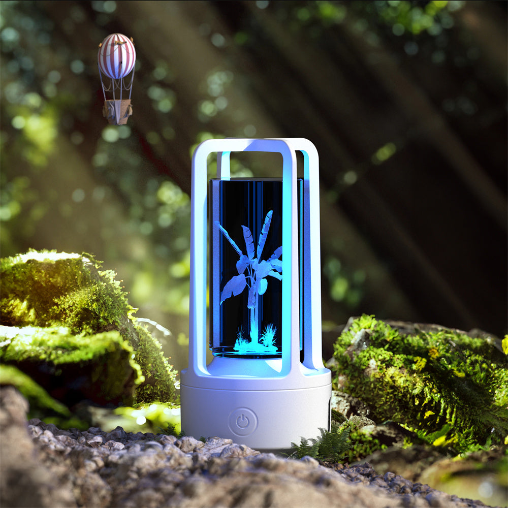 Creative 2-in-1 Audio Acrylic Crystal Lamp And Bluetooth Speaker Valentine's Day Gift Touch Night Lamp - Essential Grove