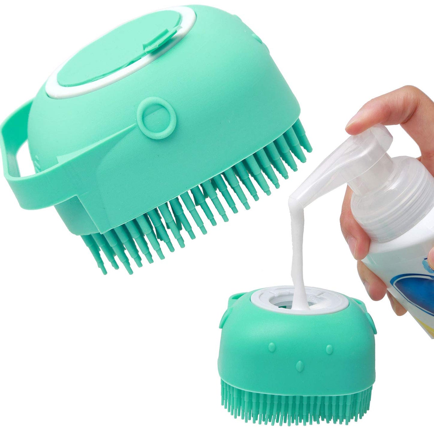 Soft Silicone Pet Bathing Massager Brush