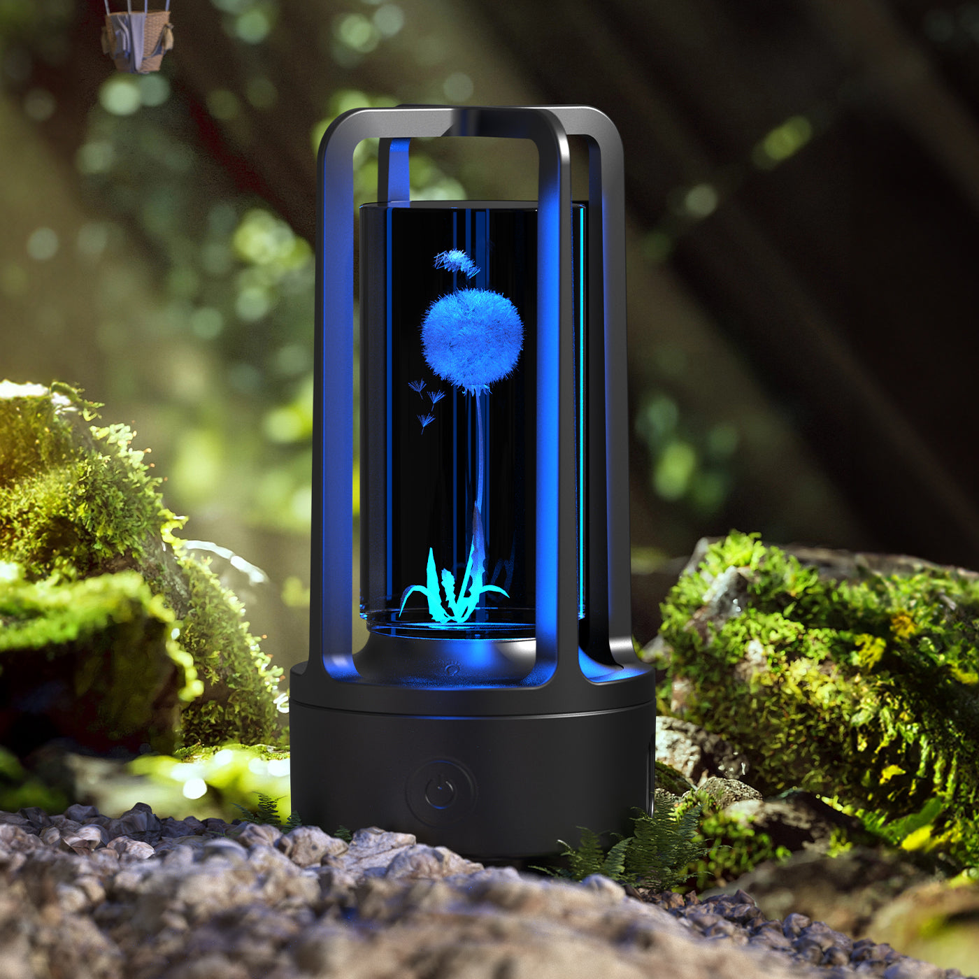 Creative 2-in-1 Audio Acrylic Crystal Lamp And Bluetooth Speaker Valentine's Day Gift Touch Night Lamp - Essential Grove