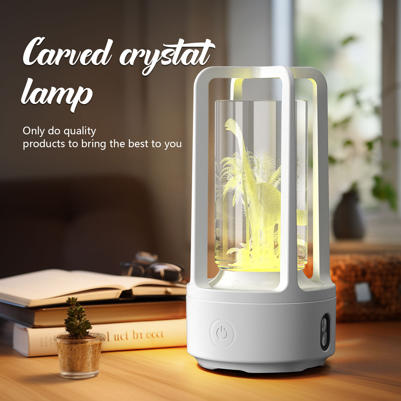 Creative 2-in-1 Audio Acrylic Crystal Lamp And Bluetooth Speaker Valentine's Day Gift Touch Night Lamp - Essential Grove