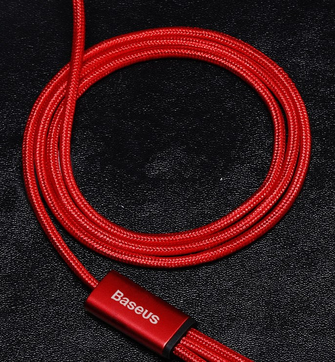 3-in-1 USB Charging Cable (Type-C, Lightning & Micro-USB) - Essential Grove