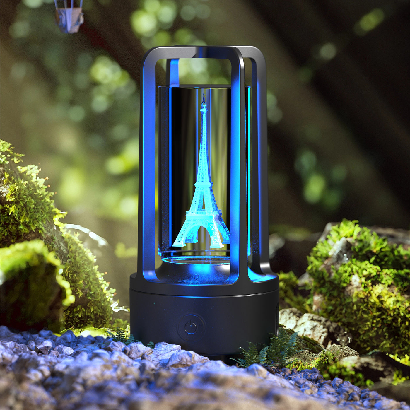 Creative 2-in-1 Audio Acrylic Crystal Lamp And Bluetooth Speaker Valentine's Day Gift Touch Night Lamp - Essential Grove