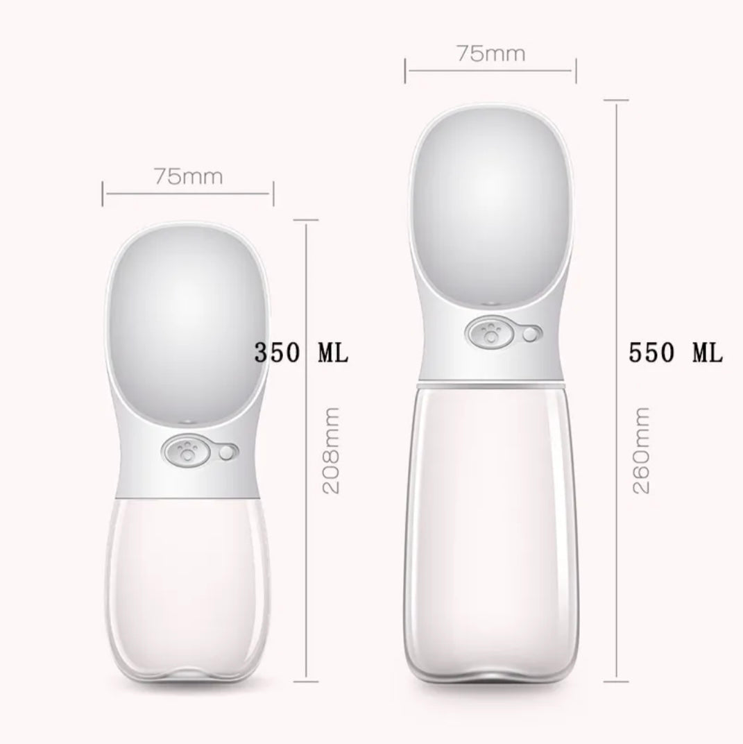 Portable Pet Dog Water Bottle - 350ml (11.8oz), 550ml (18.6oz) - Essential Grove