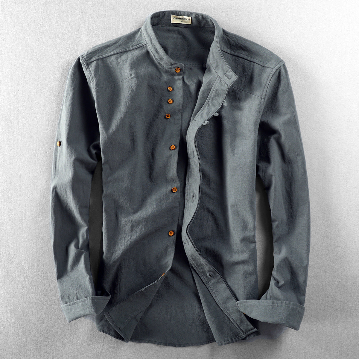 Men's Chinese Style Casual Linen Shirt