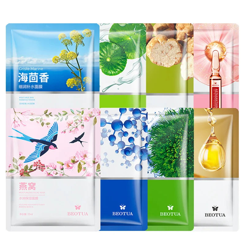 Natural Plant Anti Aging Hydrating Facial Mask - Essential Grove