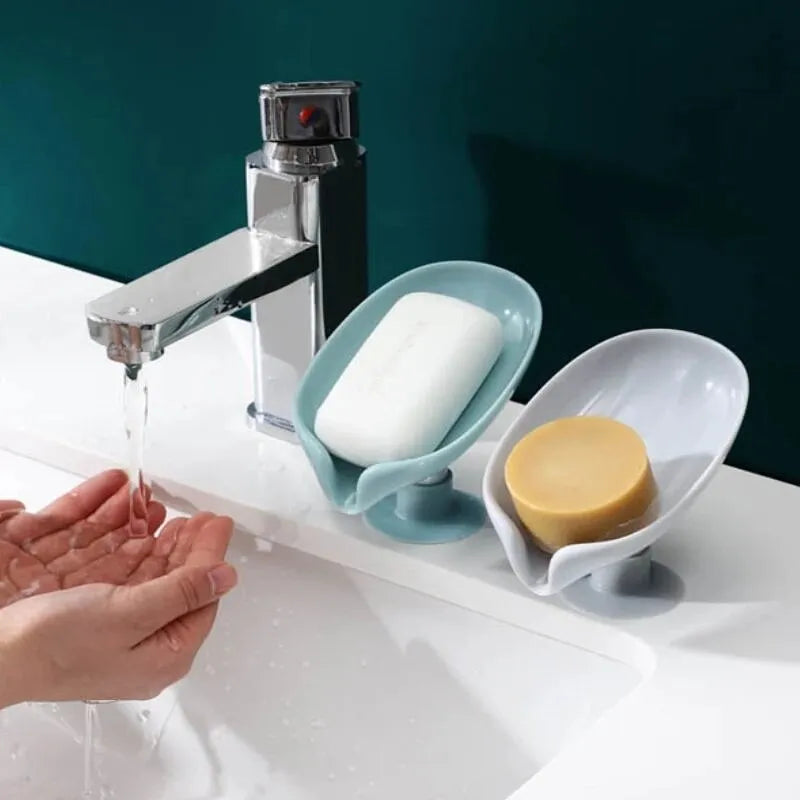 Leaf Shape Drain Soap Holder (2pcs) - Essential Grove