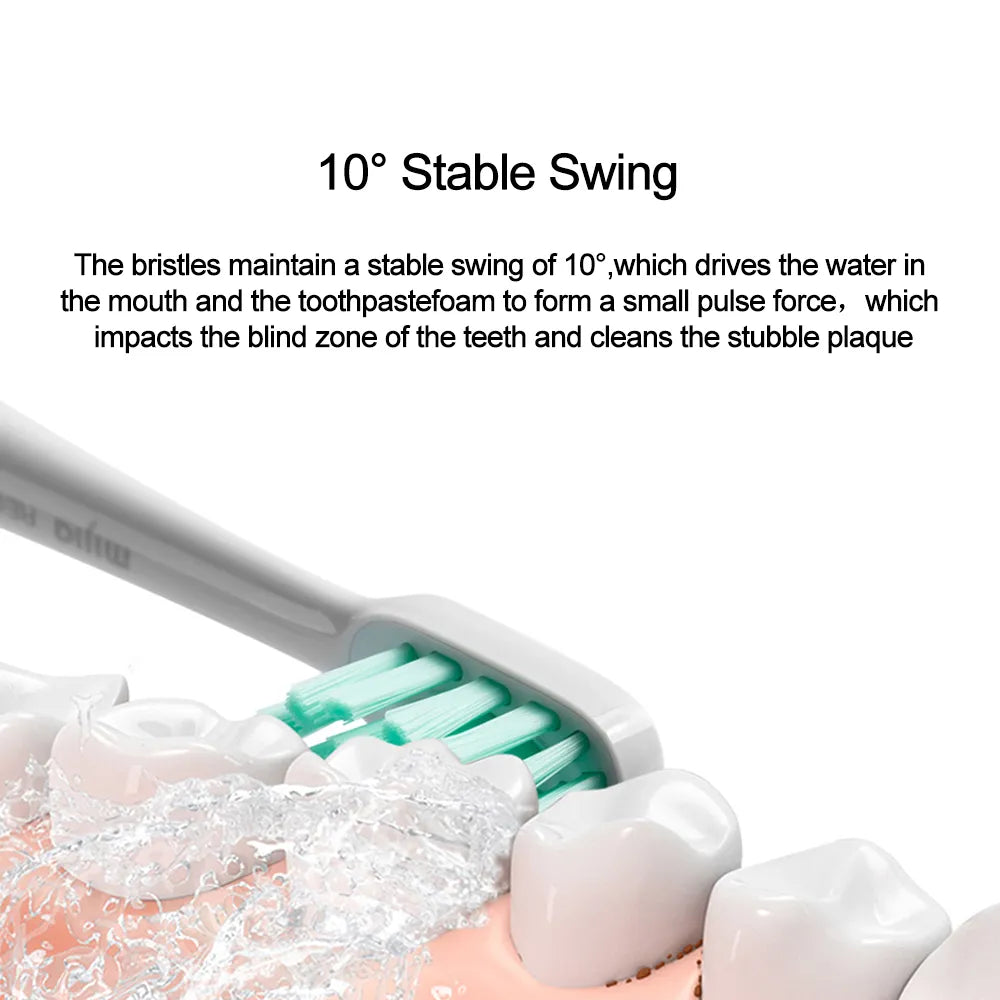 XIAOMI MIJIA T300 Electric Toothbrush IPX7 Waterproof Smart Sonic Brush Ultrasonic Whitening Teeth Tooth Brush For Toothbrushes - Essential Grove