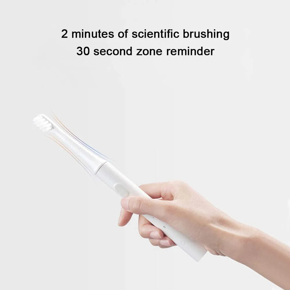 XIAOMI Mijia T100 Sonic Electric Toothbrush Mi Smart Tooth Brush IPX7 Waterproof USB Rechargeable - Essential Grove