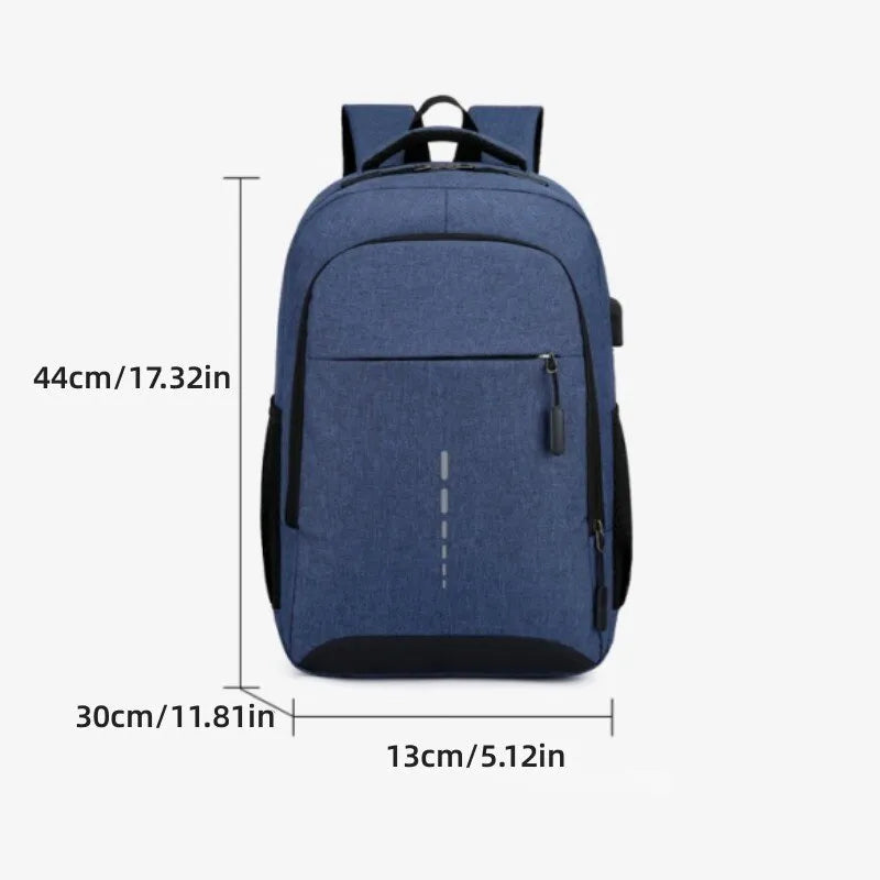 Large Capacity Men's BackPack With USB Charger - Essential Grove