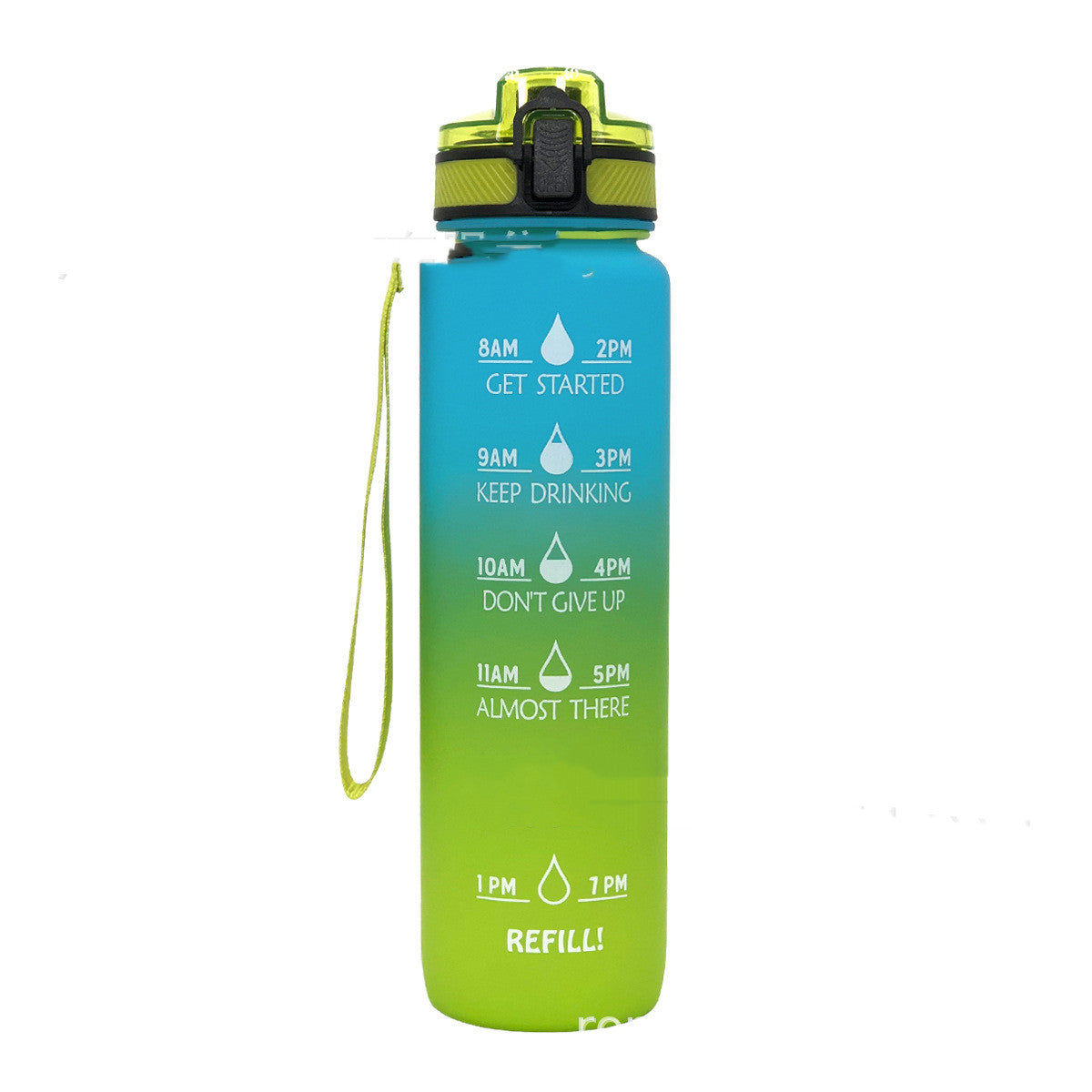 Sports Frosted Gradient Water Bottle - Essential Grove