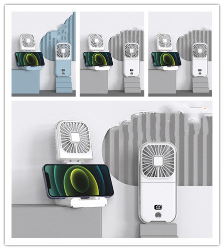 Portable Digital Display Folding Handheld Fan