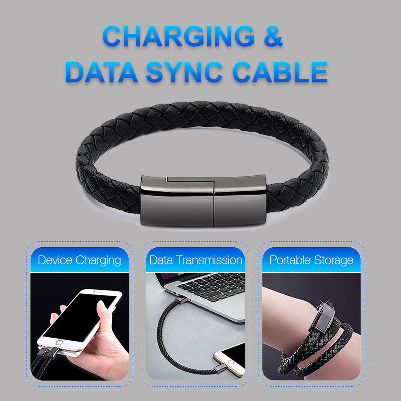 USB-C Bracelet Charging Cable - Essential Grove