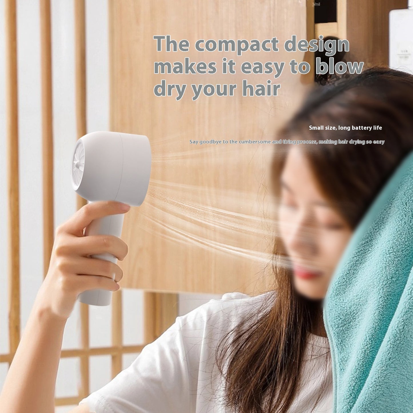 USB High-Speed Turbo Charging Desktop Handheld Fan