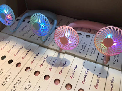 Hanging Neck Portable Charging Fan