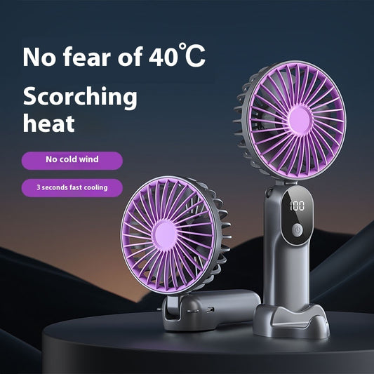Mini Foldable Desktop and Handheld USB Charging Fan