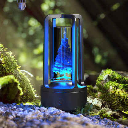 Creative 2-in-1 Audio Acrylic Crystal Lamp And Bluetooth Speaker Valentine's Day Gift Touch Night Lamp - Essential Grove