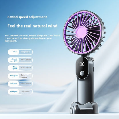 Mini Foldable Desktop and Handheld USB Charging Fan