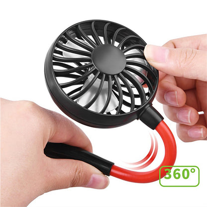 Hanging Neck Portable Charging Fan