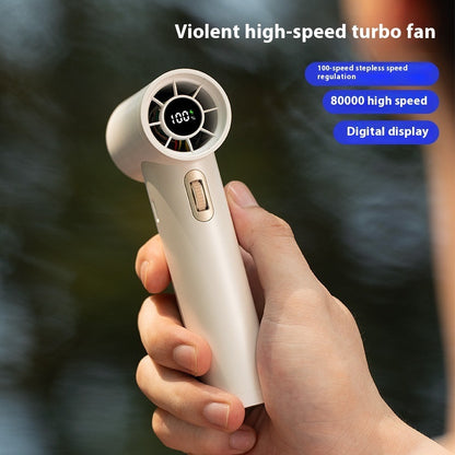 Handheld Turbo Fan – High-Speed USB Outdoor Fan