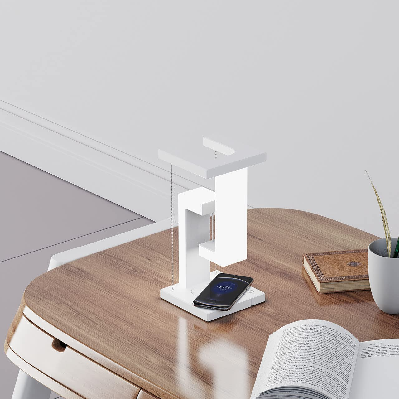 Creative Smartphone Charging Suspension Table Lamp - Essential Grove