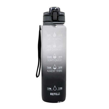 Sports Frosted Gradient Water Bottle - Essential Grove