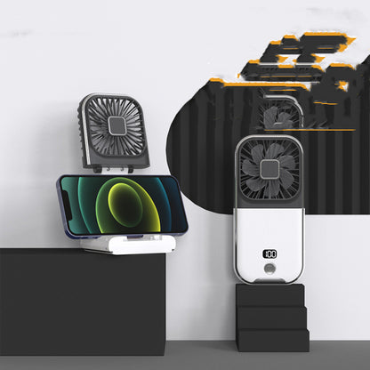 Portable Digital Display Folding Handheld Fan