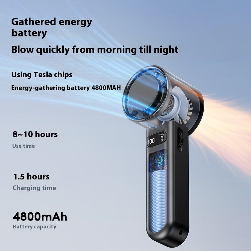 Handheld Mini Fan with Strong Wind