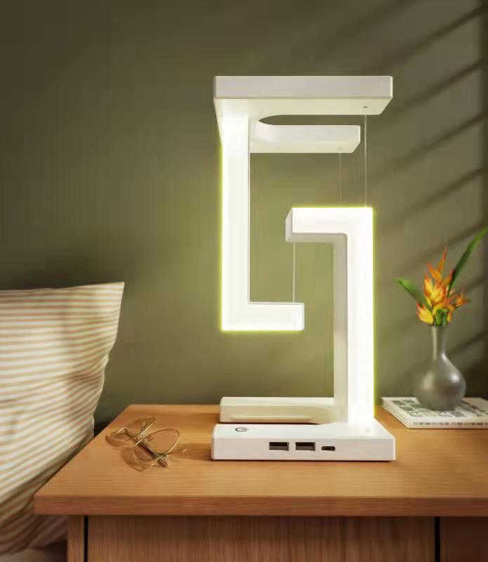 Creative Smartphone Charging Suspension Table Lamp - Essential Grove