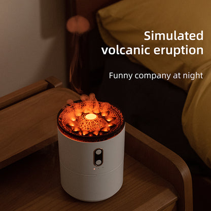 USB Volcanic Flame Aroma Essential Oil Diffuser