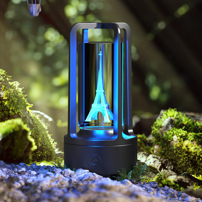 Creative 2-in-1 Audio Acrylic Crystal Lamp And Bluetooth Speaker Valentine's Day Gift Touch Night Lamp - Essential Grove
