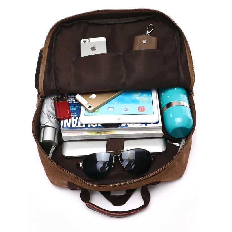 Men Canvas Shoulder Bag - Essential Grove