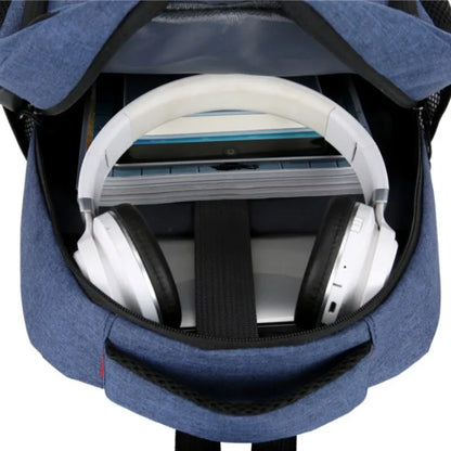 Large Capacity Men's BackPack With USB Charger - Essential Grove
