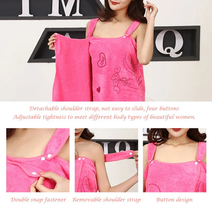 New Fashion Wearable Lady Bath Towels - Essential Grove