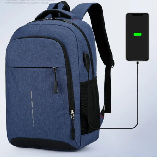 Large Capacity Men's BackPack With USB Charger - Essential Grove