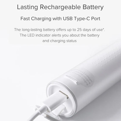 XIAOMI MIJIA T300 Electric Toothbrush  IPX7 Waterproof Smart Sonic Brush Ultrasonic Whitening Teeth Tooth Brush For Toothbrushes - Essential Grove