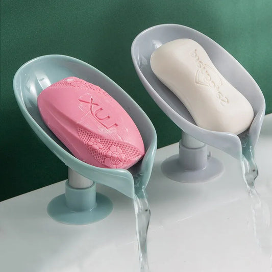 Leaf Shape Drain Soap Holder (2pcs) - Essential Grove