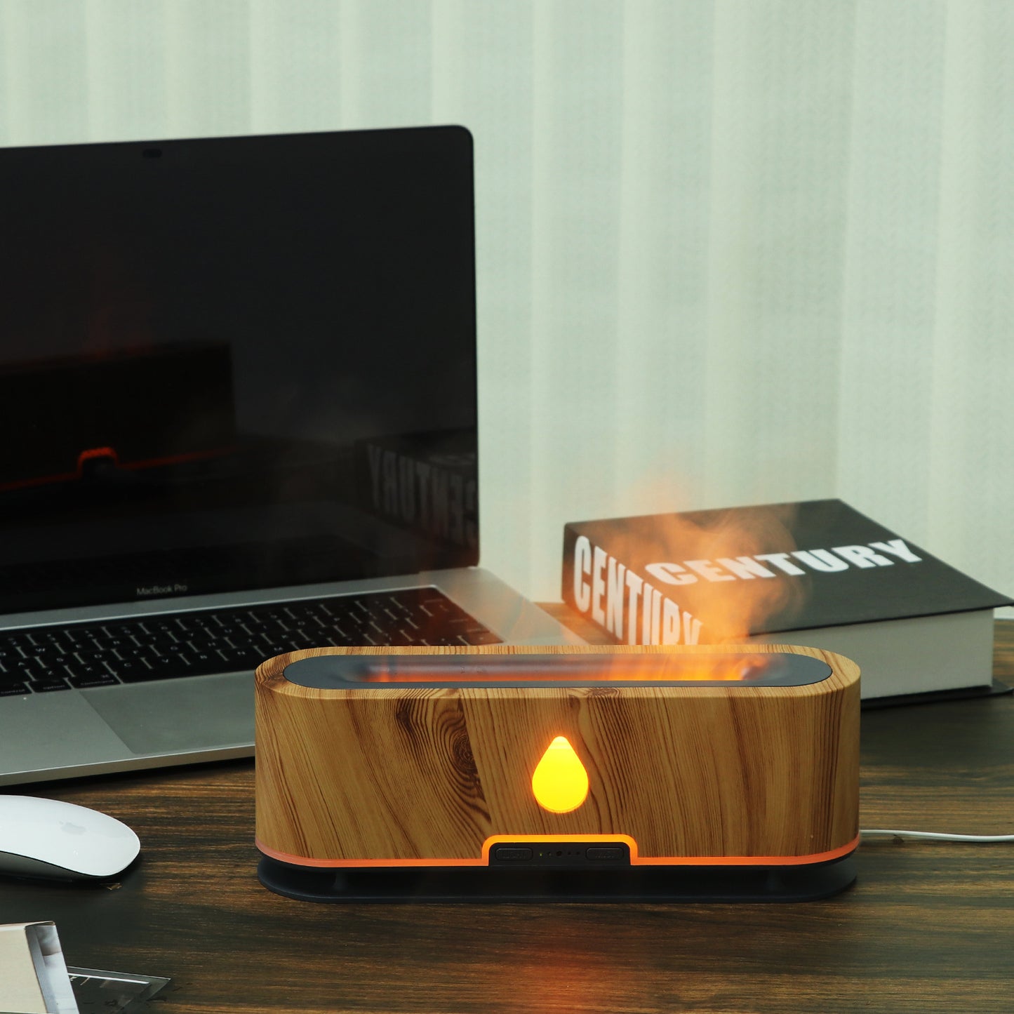Ultrasonic Flame Aroma Diffuser