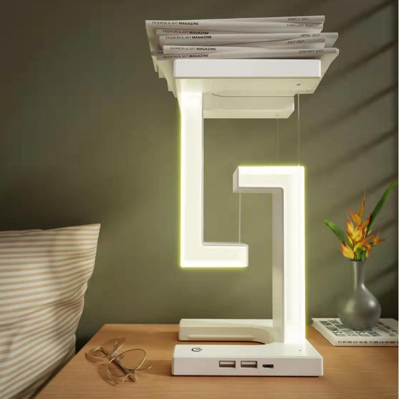 Creative Smartphone Charging Suspension Table Lamp - Essential Grove
