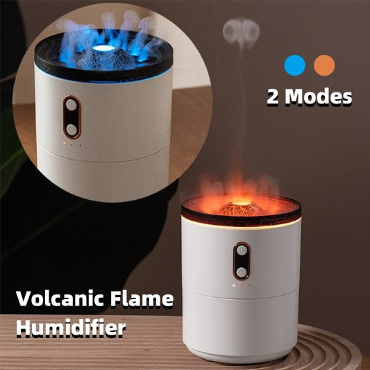 USB Volcanic Flame Aroma Essential Oil Diffuser