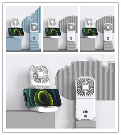 Portable Digital Display Folding Handheld Fan