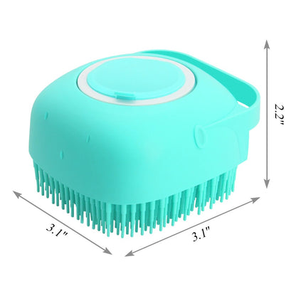 Soft Silicone Pet Bathing Massager Brush